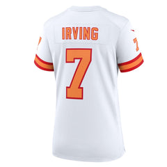 Bucky Irving '76 Tampa Bay Buccaneers Women's 50th Season Game Jersey - White Jerseys
