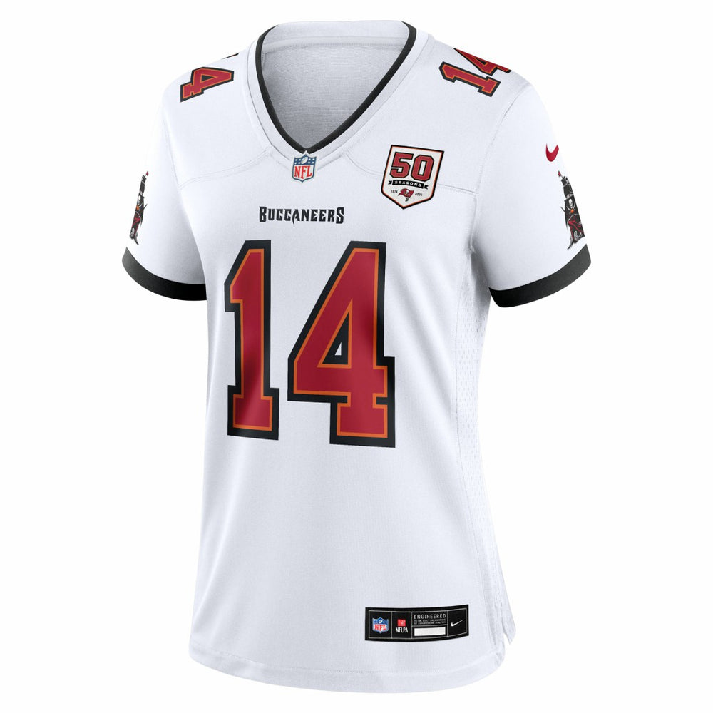 Chris Godwin Jr. Tampa Bay Buccaneers Women's 50th Season White Game Jersey - White Jerseys