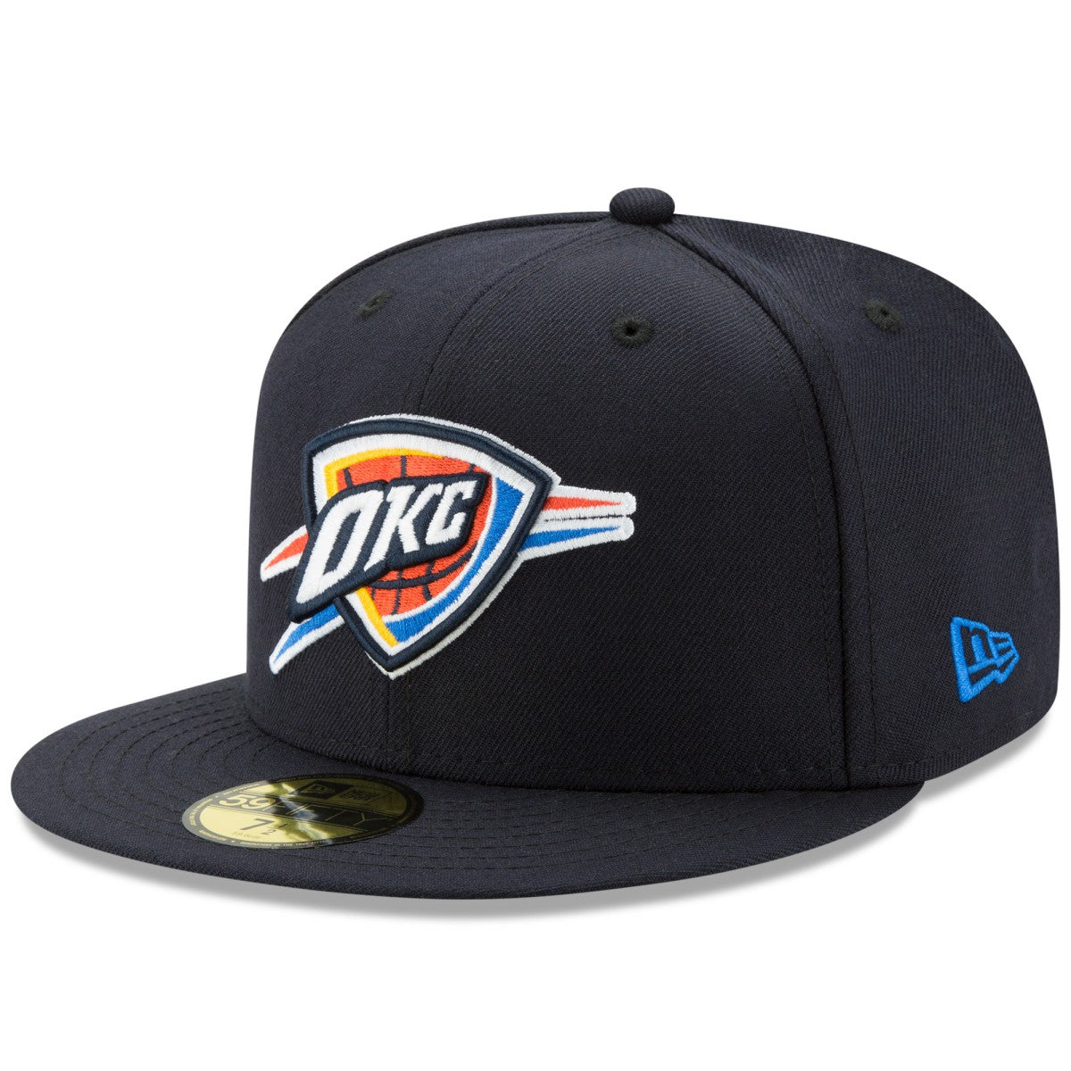 Oklahoma City Thunder 2025 NBA Finals Champions Side Patch 59FIFTY Fitted Hat Navy - New Era