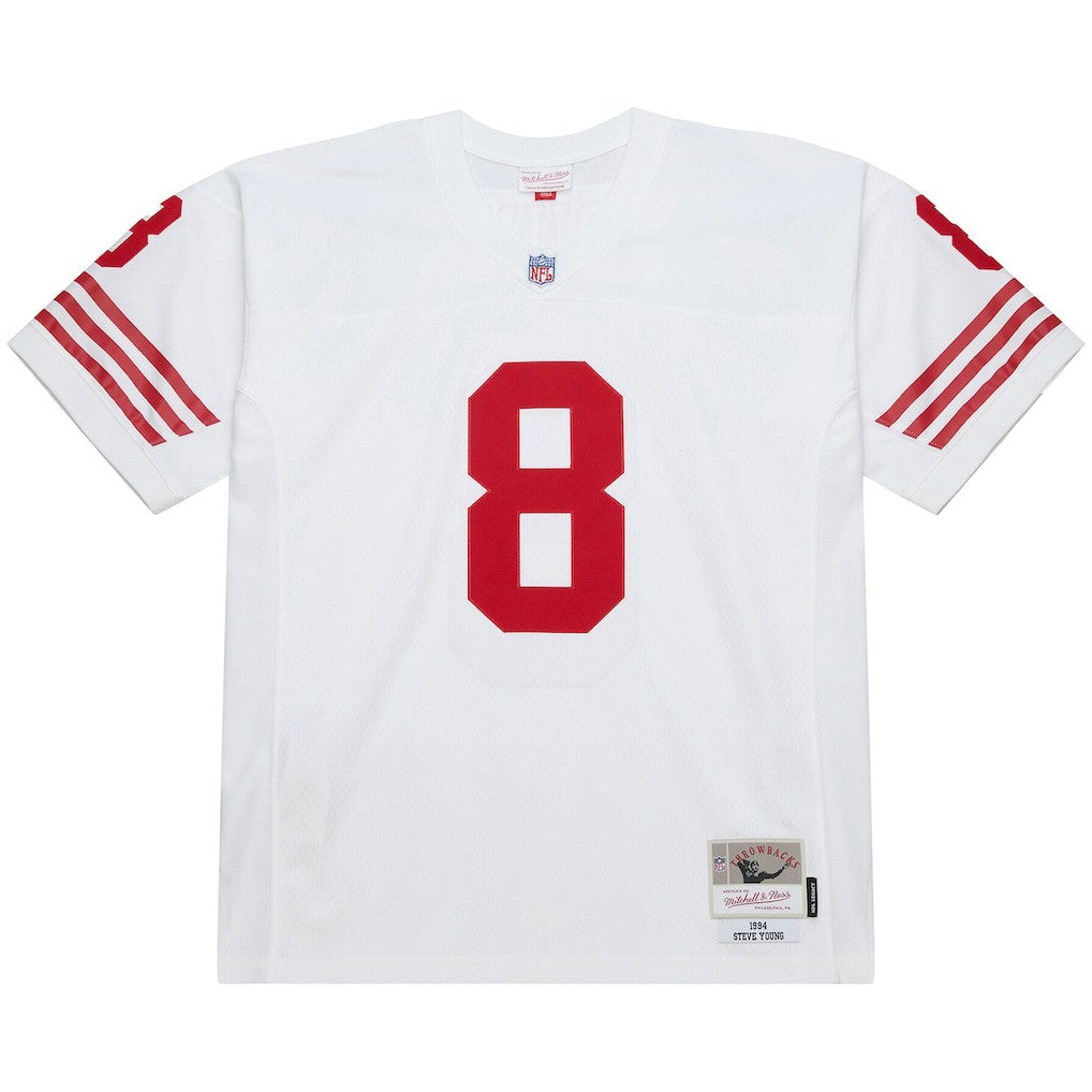 Steve Young San Francisco 49ers 1994 Legacy Replica Jersey - White Jerseys