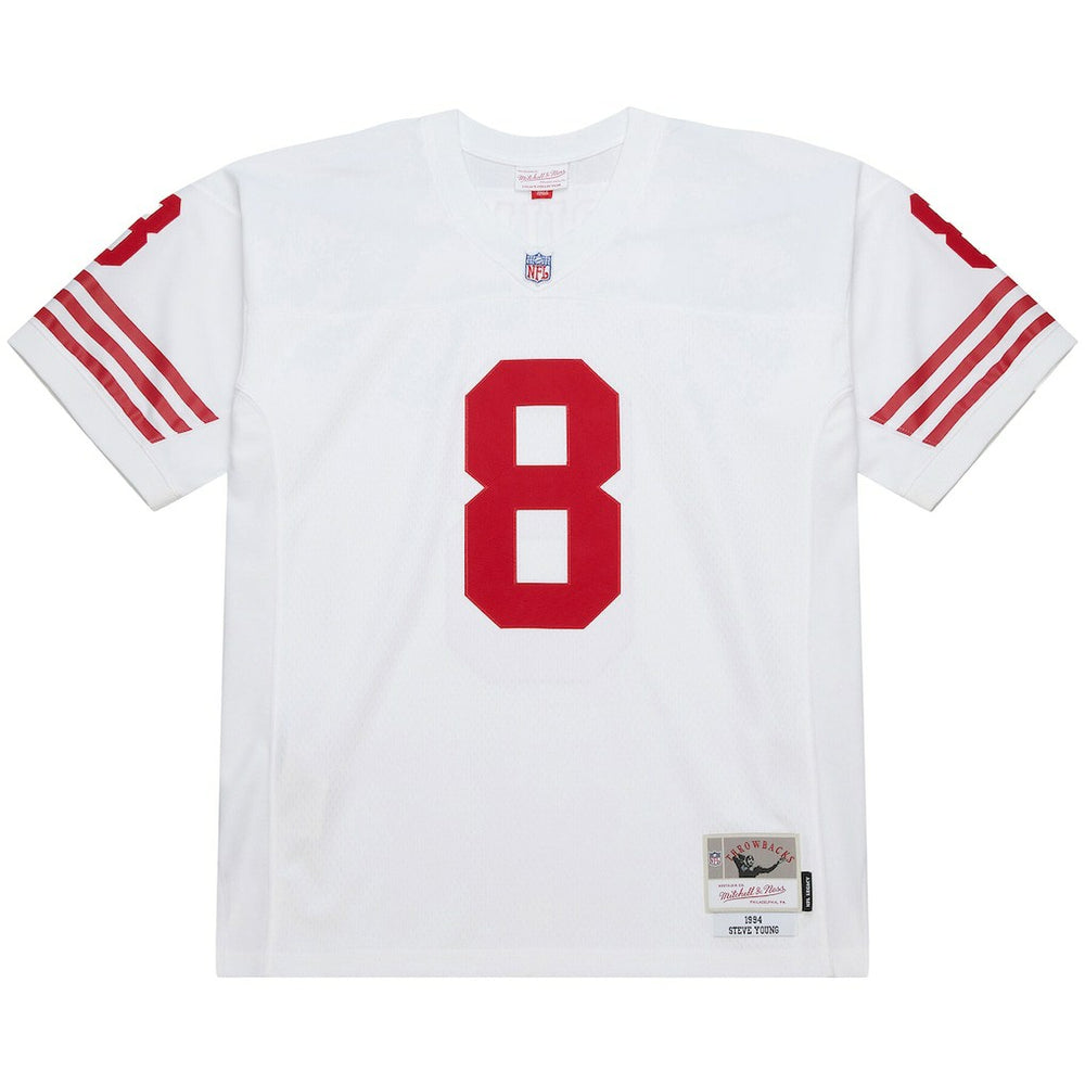Steve Young San Francisco 49ers 1994 Legacy Replica Jersey - White Jerseys