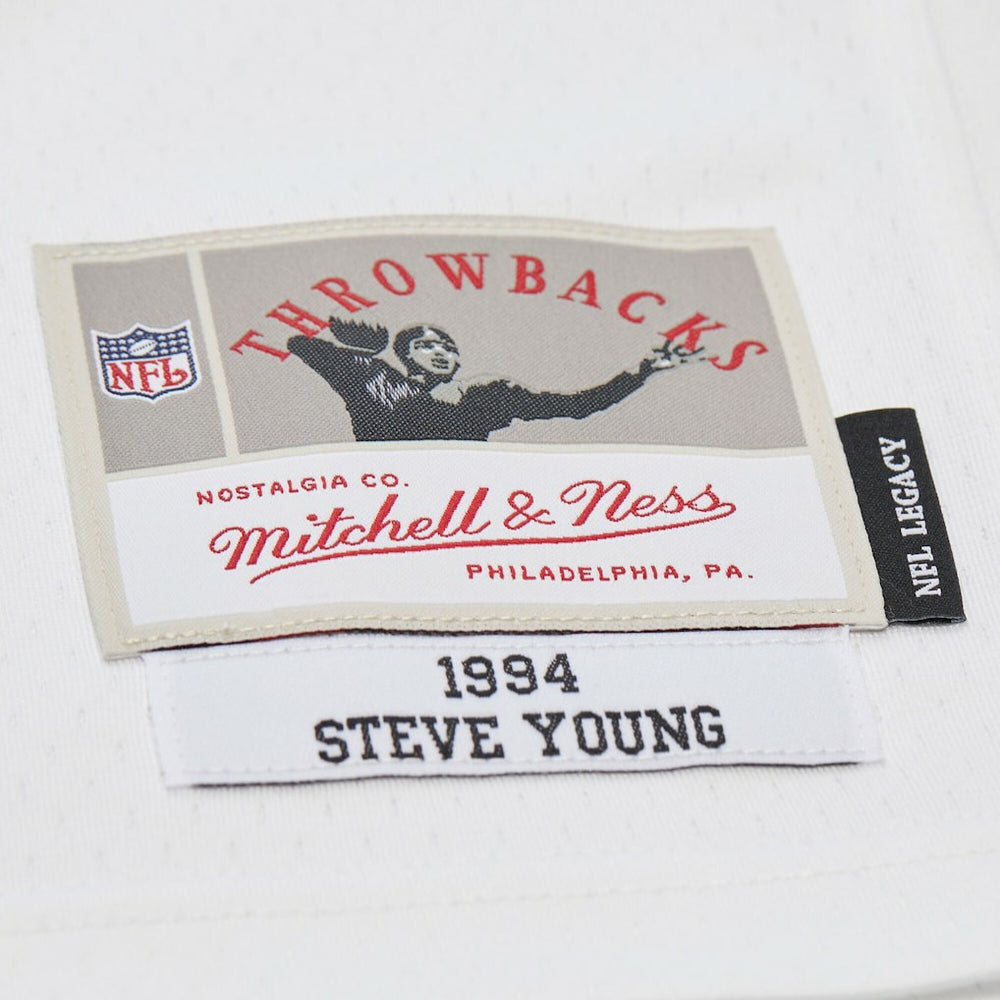 Steve Young San Francisco 49ers 1994 Legacy Replica Jersey - White Jerseys