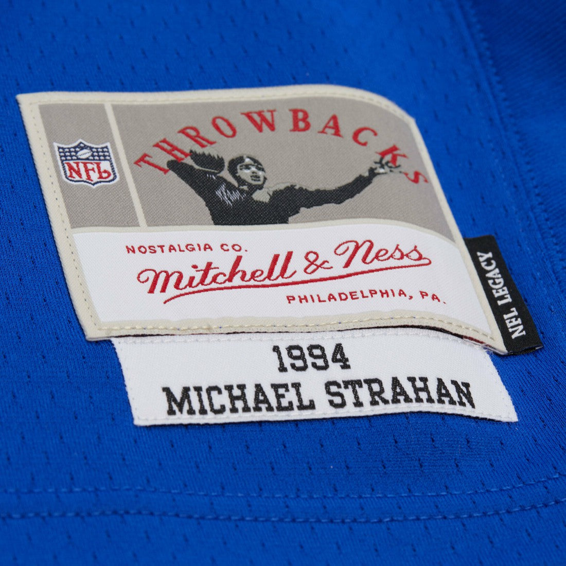Michael Strahan New York Giants 1994 Legacy Replica Jersey - Royal Jerseys