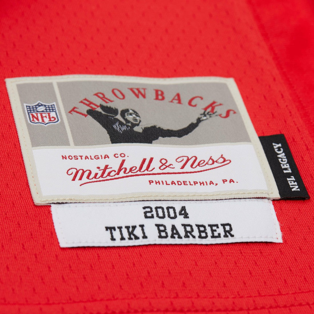 Tiki Barber New York Giants 2004 Legacy Replica Jersey - Red Jerseys