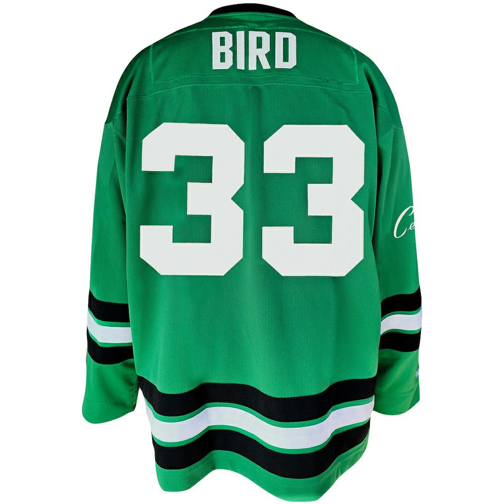 Larry Bird Boston Celtics Big & Tall NBA Hockey Jersey Kelly Green - Mitchell & Ness