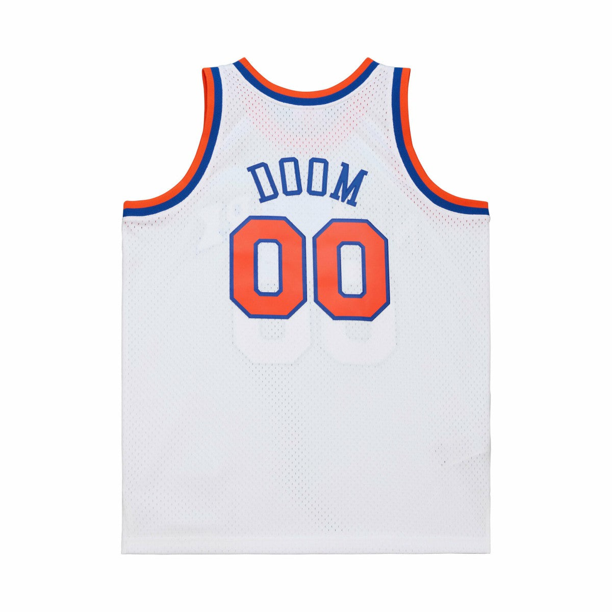 MF DOOM x NY Knicks x A New York Story Fashion Jersey White - Mitchell & Ness