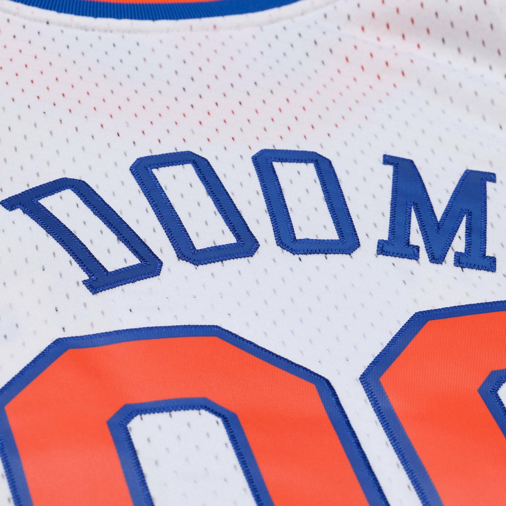 MF DOOM x NY Knicks x A New York Story Fashion Jersey White - Mitchell & Ness