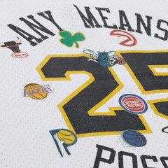 x NBA x AMP Mesh Tank Top White - Mitchell & Ness