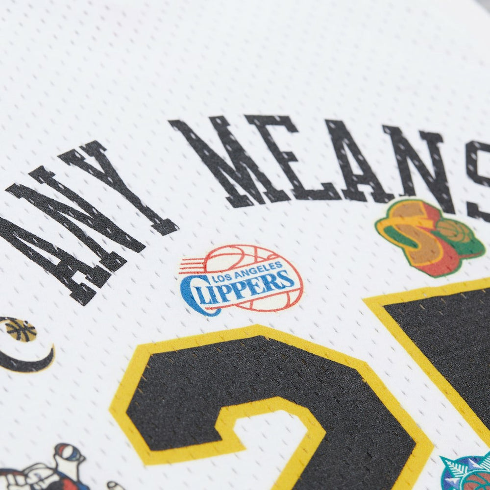 x NBA x AMP Mesh Tank Top White - Mitchell & Ness