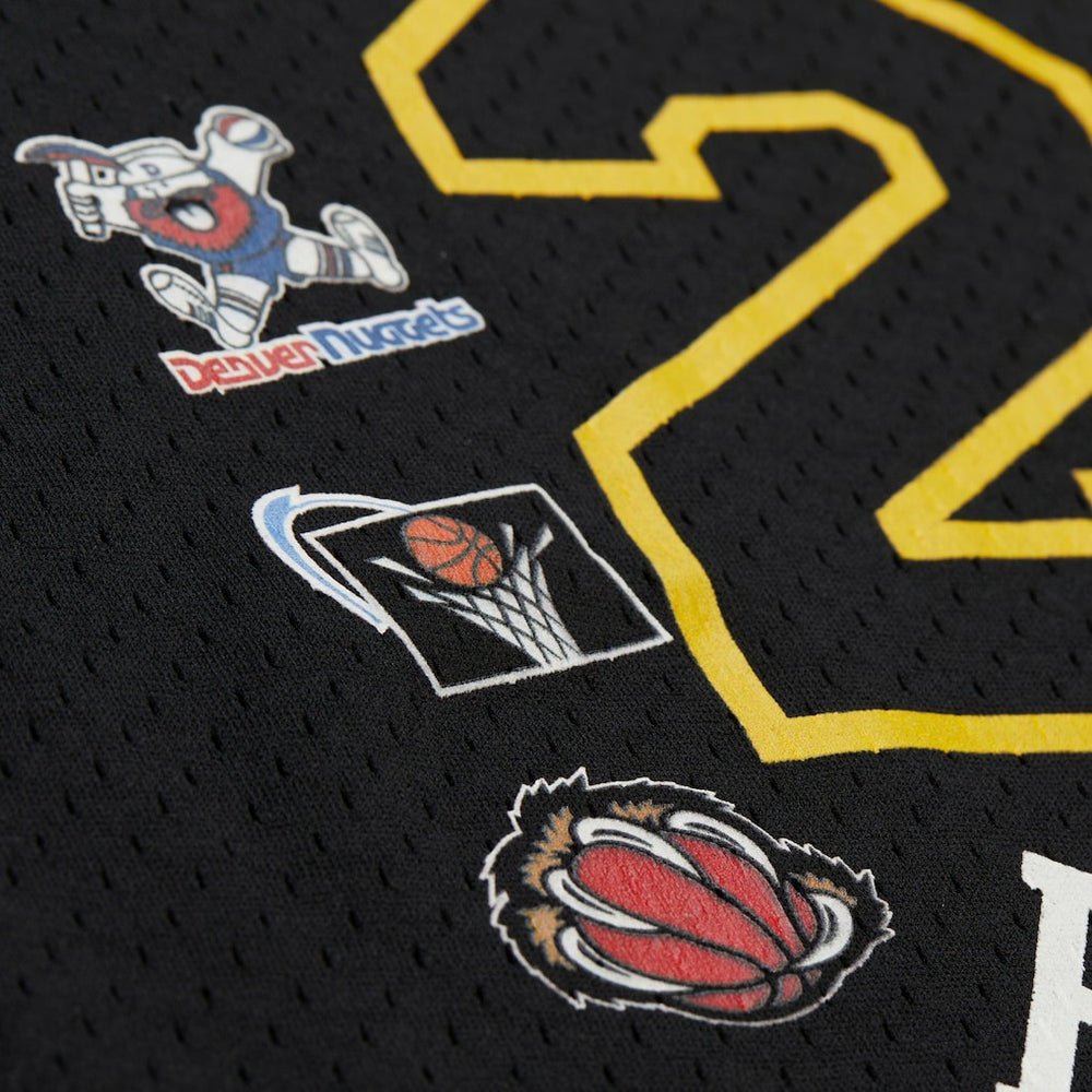 x NBA x AMP Mesh Tank Top Black - Mitchell & Ness
