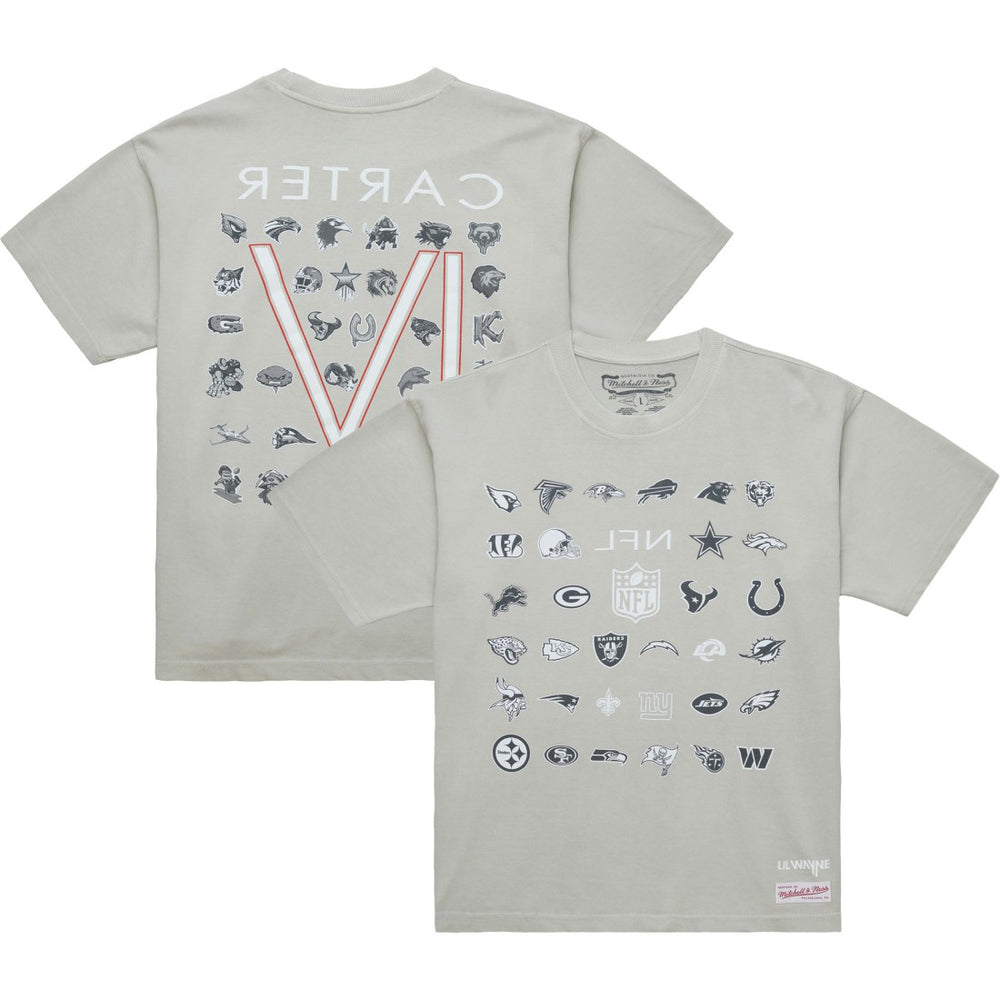 x NFL x Lil Wayne Carter VI T-Shirt - Gray T-shirts