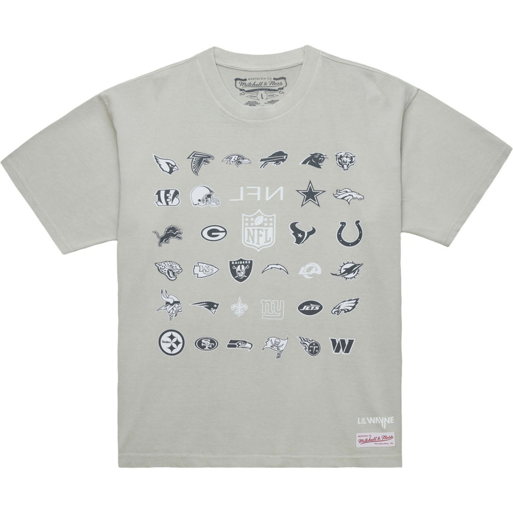 x NFL x Lil Wayne Carter VI T-Shirt - Gray T-shirts