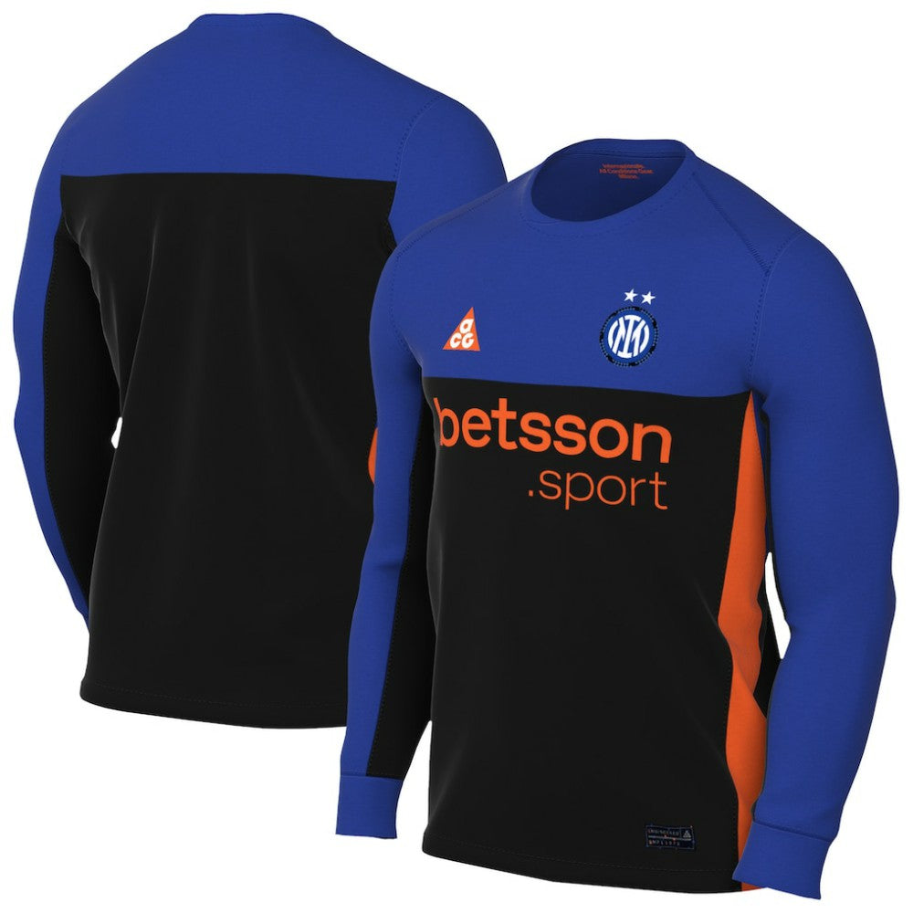 Inter Milan 2025/26 Stadium Replica Long Sleeve Jersey Blue - Nike for sale