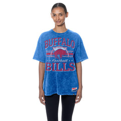 Buffalo Bills New Era Women's Throwback Oversized T-Shirt - Royal T-shirts