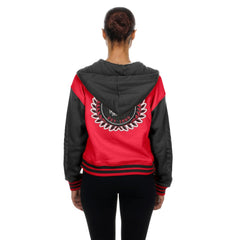 Kansas City Chiefs New Era Women's Throwback Full-Snap Hooded Jacket - Red Jackets