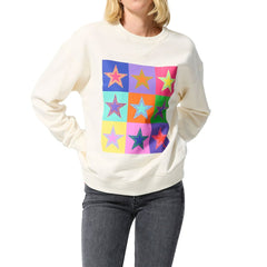 Dallas Cowboys Terez Unisex Technicolor Crewneck Sweatshirt - White Sweatshirts
