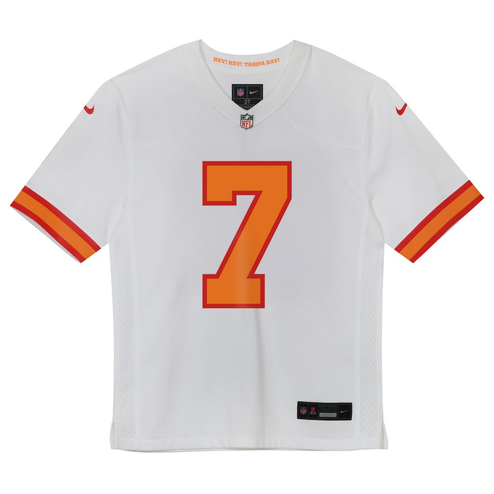 Bucky Irving '76 Tampa Bay Buccaneers Preschool Game Jersey - White Jerseys