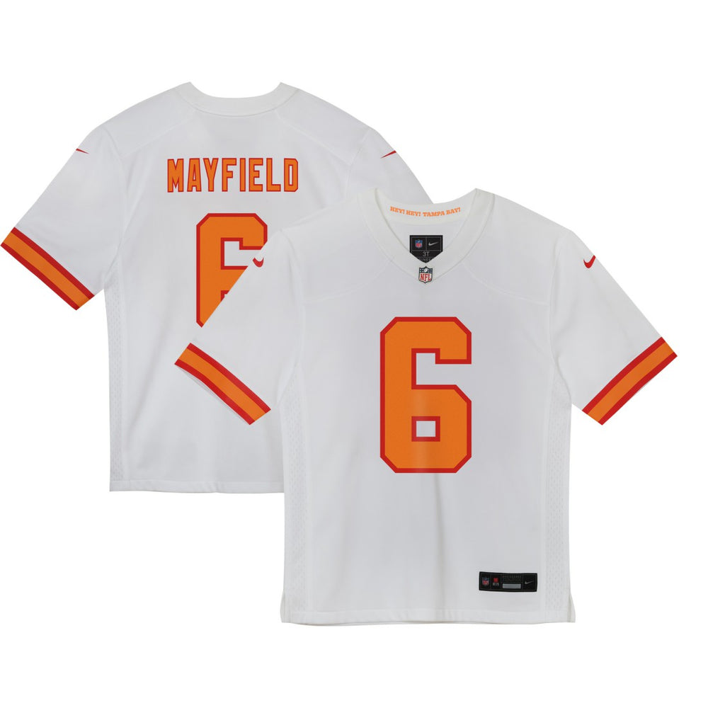 Baker Mayfield '76 Tampa Bay Buccaneers Preschool Game Jersey - White Jerseys