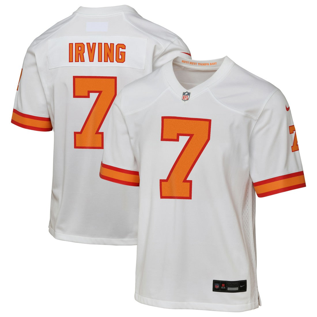 Bucky Irving '76 Tampa Bay Buccaneers Youth Game Jersey - White Jerseys