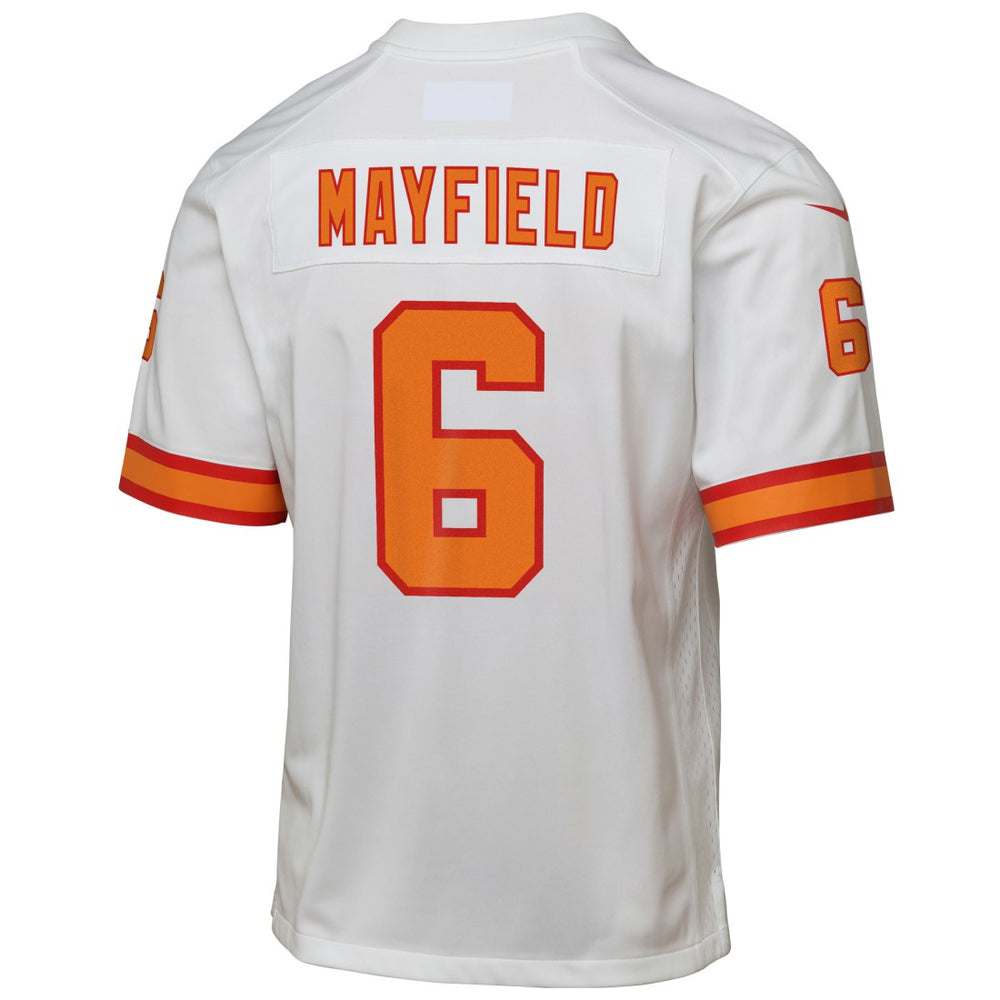 Baker Mayfield '76 Tampa Bay Buccaneers Youth Game Jersey - White Jerseys