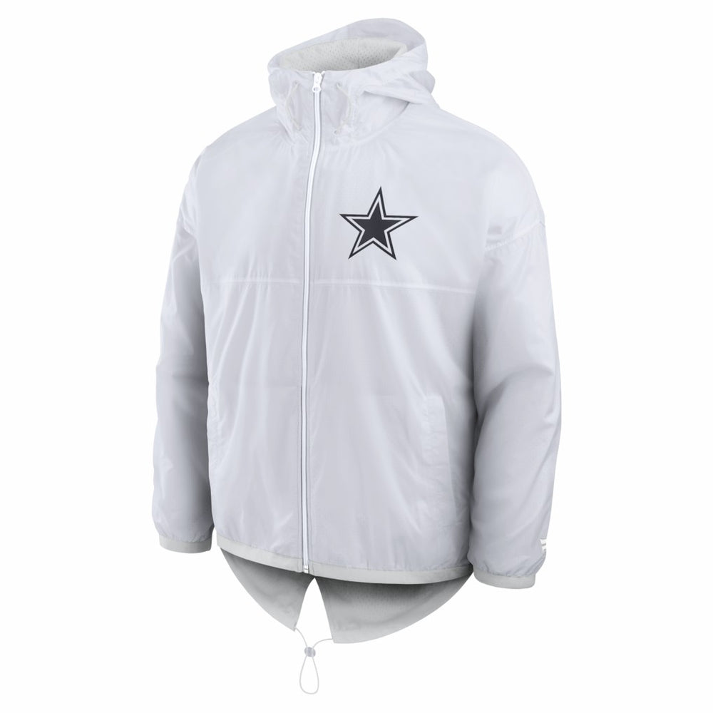 Dallas Cowboys Type Play Down Full-Zip Jacket - White Jackets