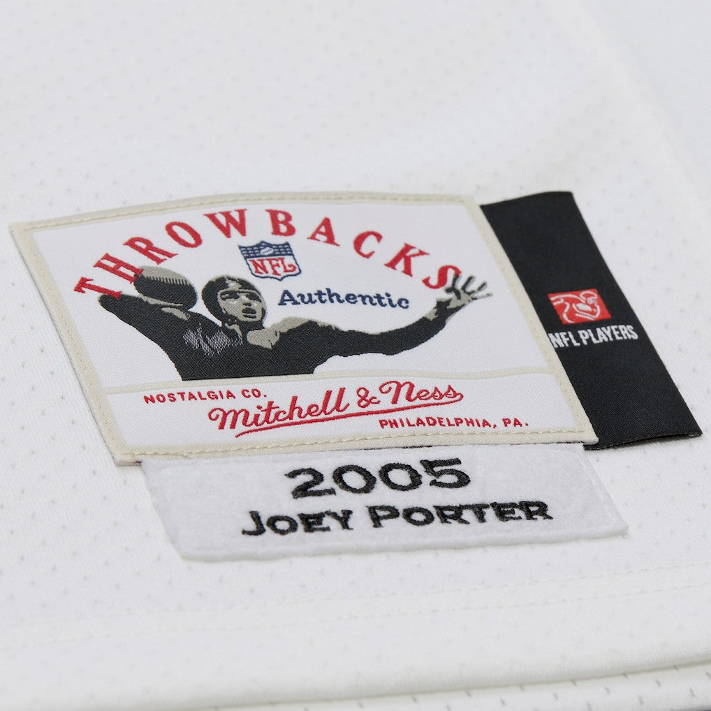 Joey Porter Pittsburgh Steelers 2005 Authentic Throwback Retired Player Jersey - White Jerseys