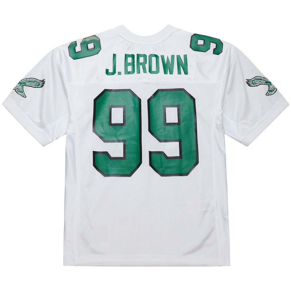 Jerome Brown Philadelphia Eagles 1991 Authentic Throwback Retired Player Jersey - White Jerseys