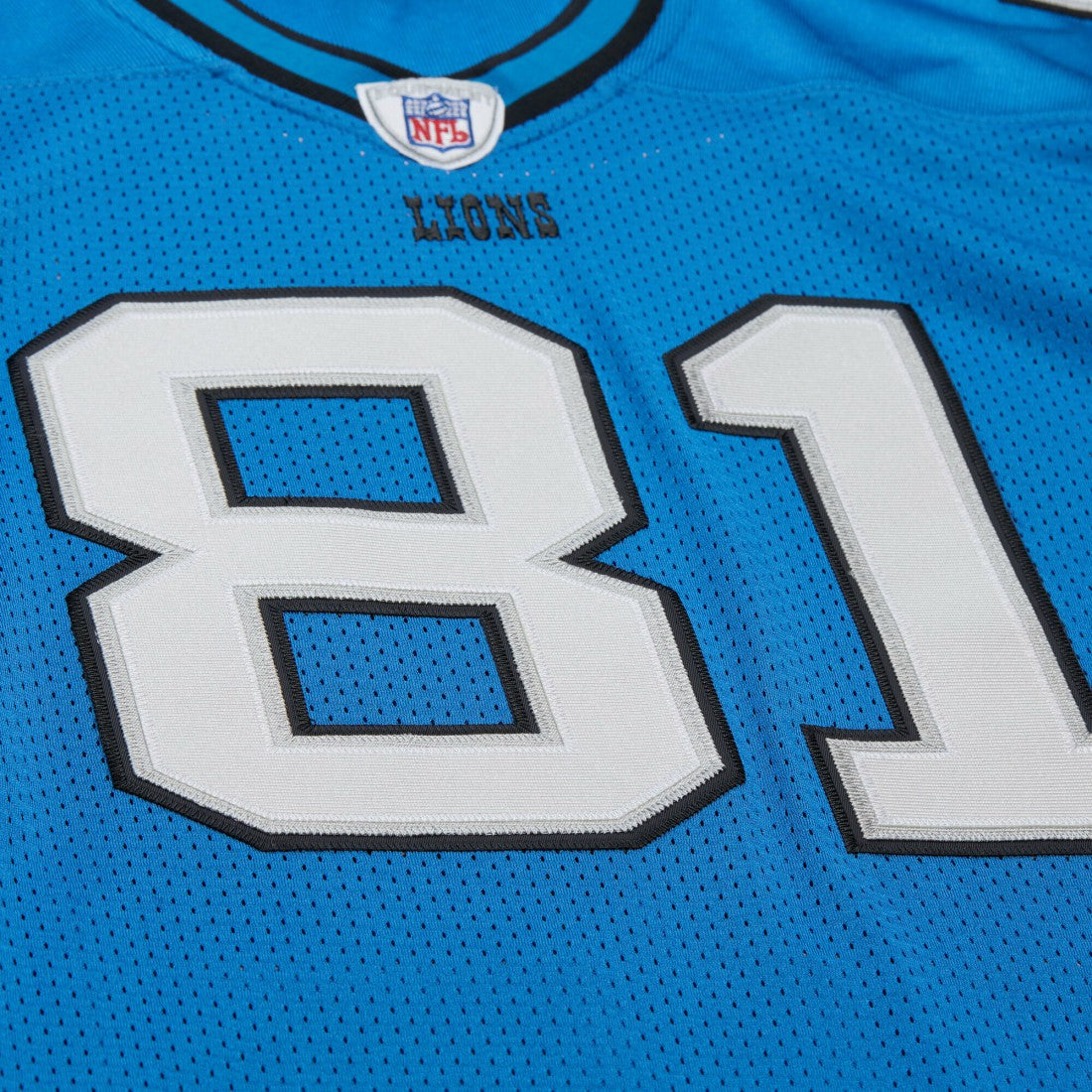 Calvin Johnson Detroit Lions 2007 Authentic Throwback Retired Player Jersey - Blue Jerseys