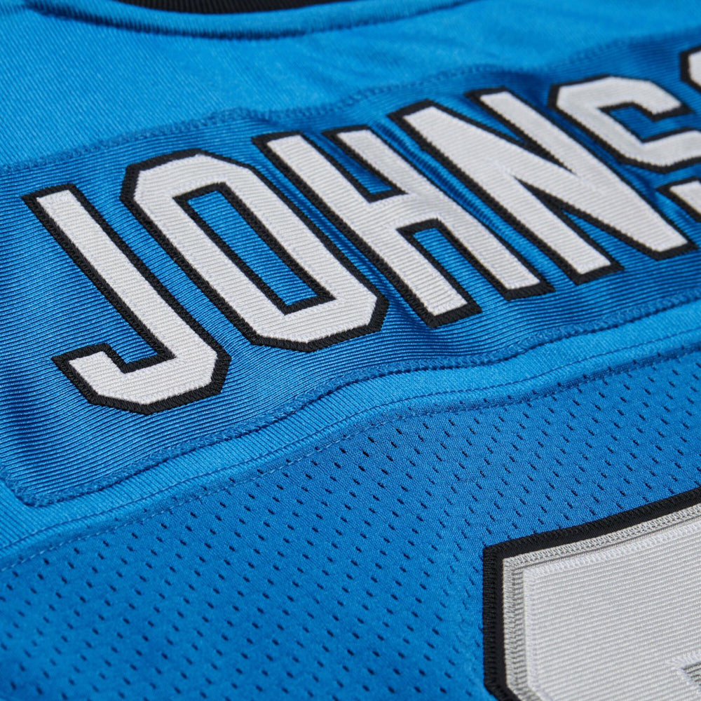 Calvin Johnson Detroit Lions 2007 Authentic Throwback Retired Player Jersey - Blue Jerseys