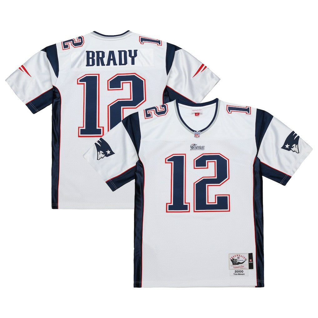Tom Brady New England Patriots 2000 Authentic Jersey - White Jerseys