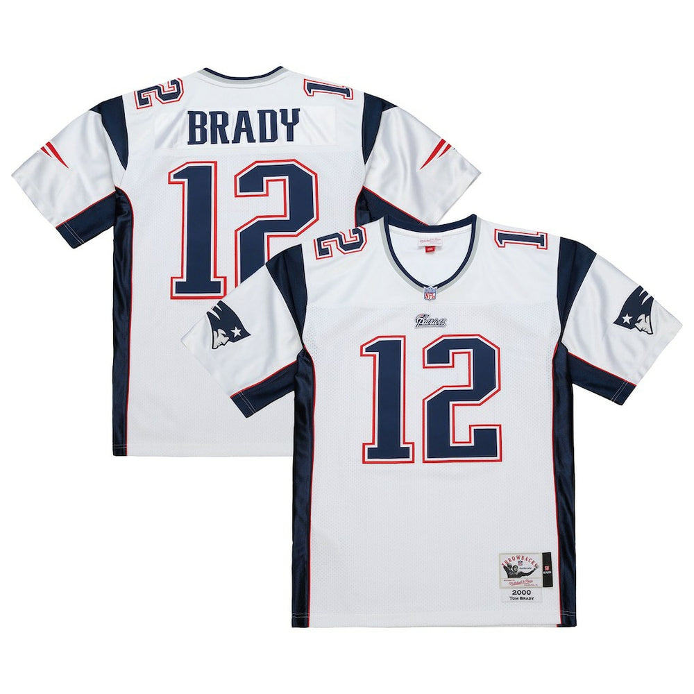 Tom Brady New England Patriots 2000 Authentic Jersey - White Jerseys