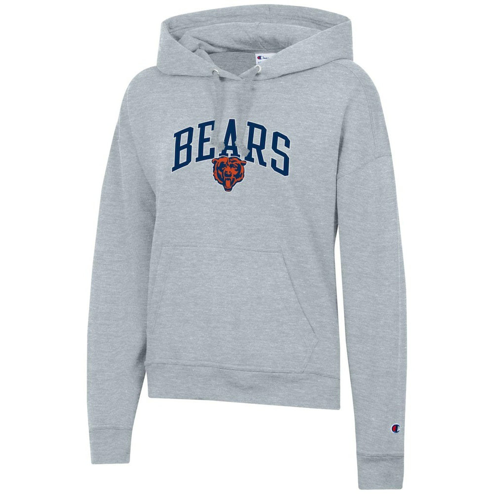 Chicago Bears Champion Women's Powerblend Hoodie - Heather Gray Hoodies
