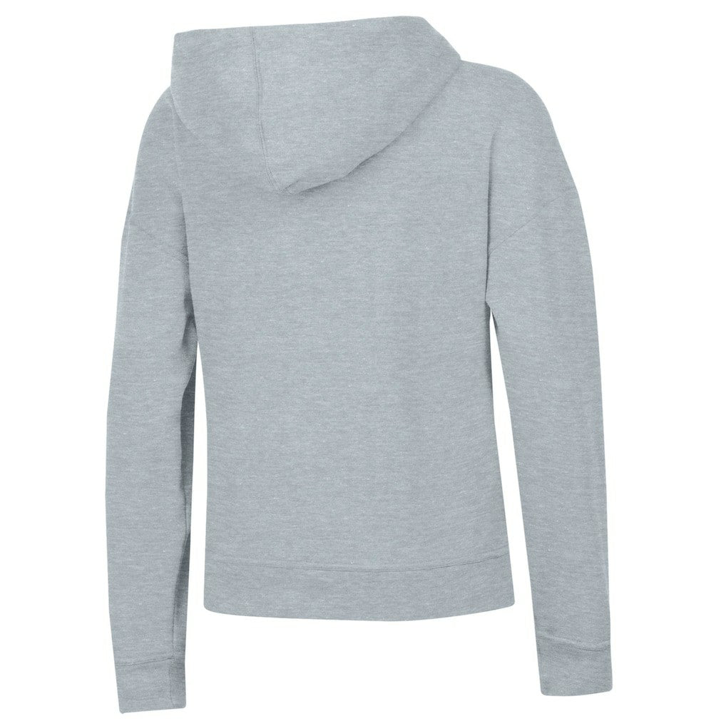 Denver Broncos Champion Women's Powerblend Hoodie - Heather Gray Hoodies
