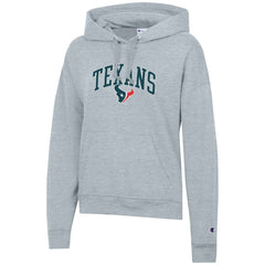Houston Texans Champion Women's Powerblend Hoodie - Heather Gray Hoodies