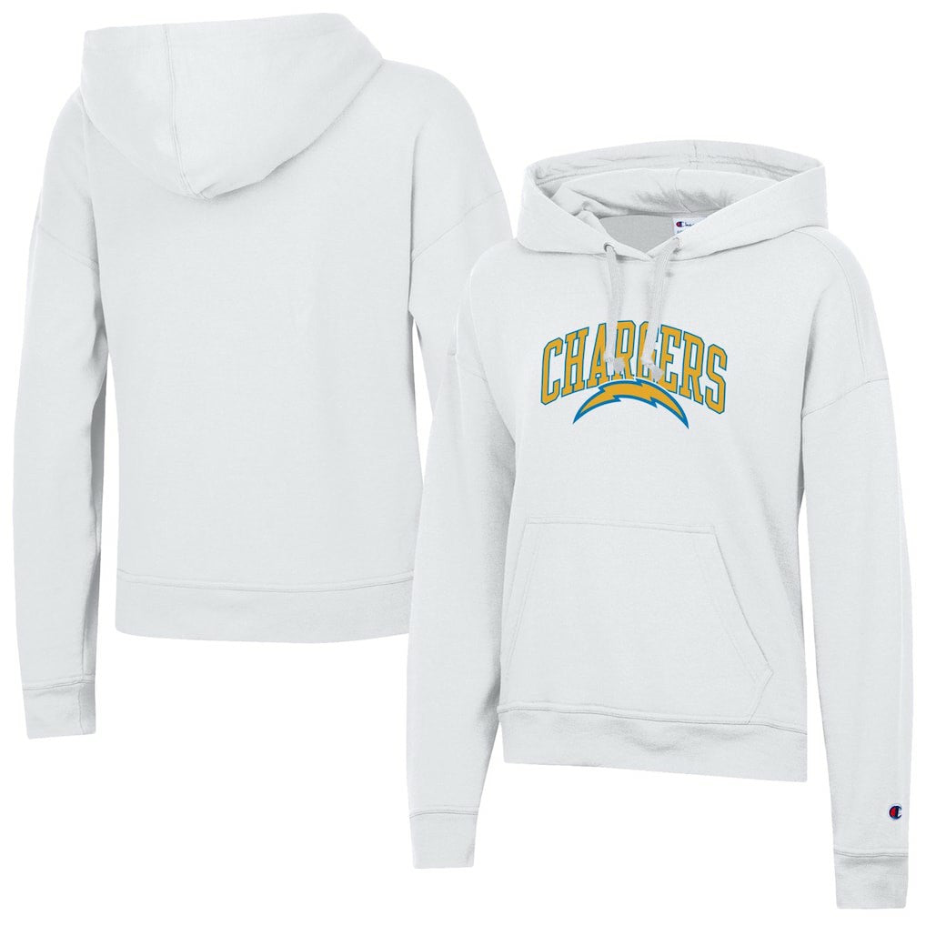Los Angeles Chargers Champion Women's Powerblend Hoodie - White Hoodies