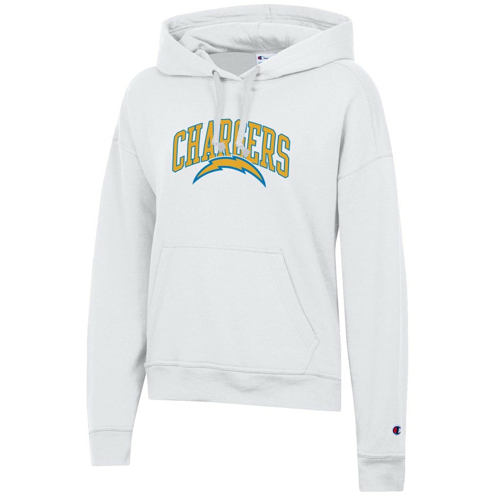 Los Angeles Chargers Champion Women's Powerblend Hoodie - White Hoodies