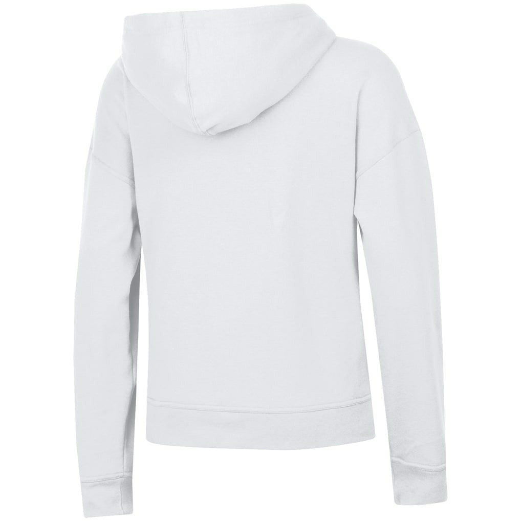 Miami Dolphins Champion Women's Powerblend Hoodie - White Hoodies