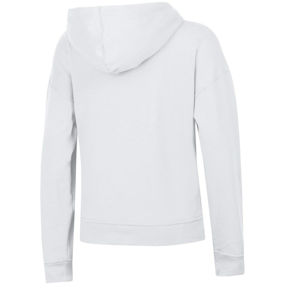Miami Dolphins Champion Women's Powerblend Hoodie - White Hoodies