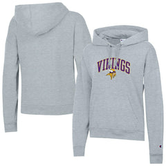 Minnesota Vikings Champion Women's Powerblend Hoodie - Heather Gray Hoodies