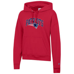 New England Patriots Champion Women's Powerblend Hoodie - Red Hoodies