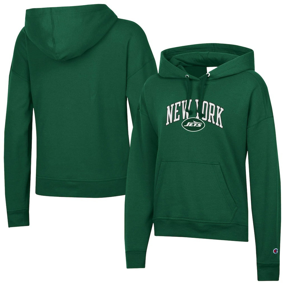 New York Jets Champion Women's Powerblend Hoodie - Green Hoodies