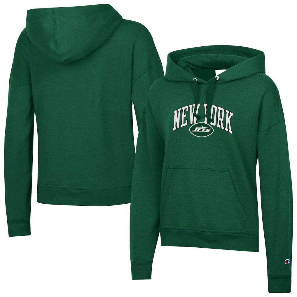 New York Jets Champion Women's Powerblend Hoodie - Green Hoodies