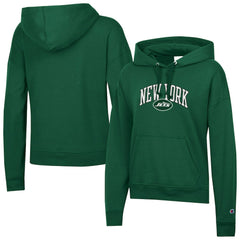 New York Jets Champion Women's Powerblend Hoodie - Green Hoodies