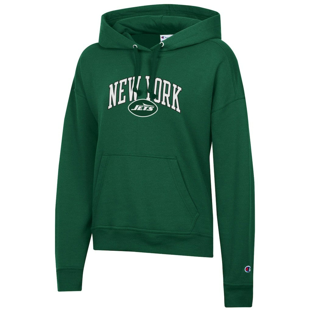 New York Jets Champion Women's Powerblend Hoodie - Green Hoodies