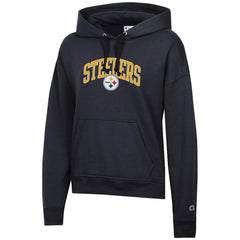 Pittsburgh Steelers Champion Women's Powerblend Hoodie - Black Hoodies
