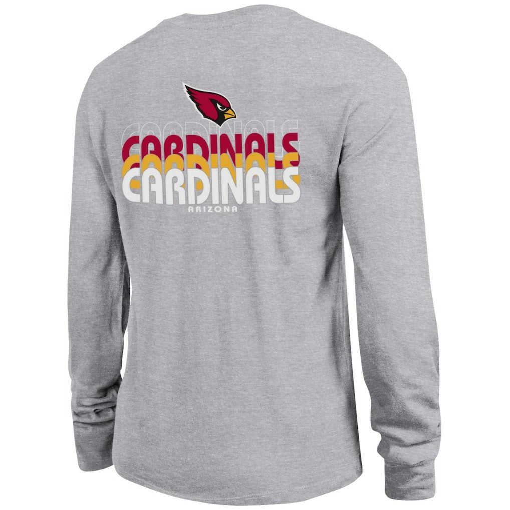 Arizona Cardinals Champion Women's Core Long-Sleeve T-Shirt - Heather Gray T-shirts