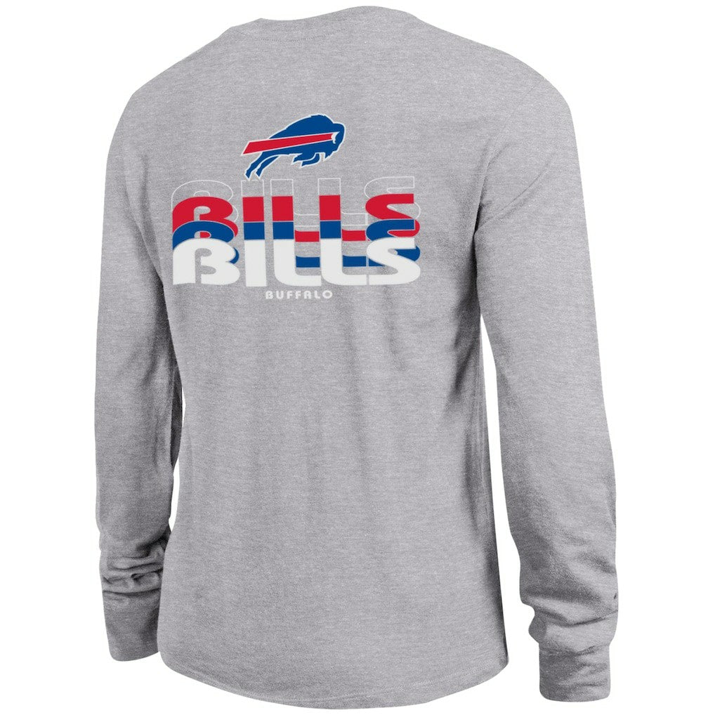 Buffalo Bills Champion Women's Core Long-Sleeve T-Shirt - Heather Gray T-shirts