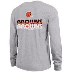 Cleveland Browns Champion Women's Core Long-Sleeve T-Shirt - Heather Gray T-shirts