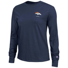 Denver Broncos Champion Women's Core Long-Sleeve T-Shirt - Navy T-shirts