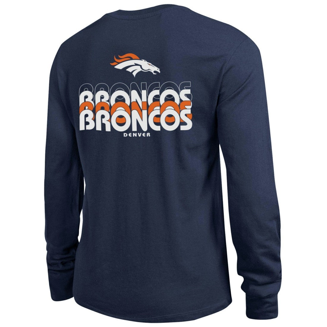 Denver Broncos Champion Women's Core Long-Sleeve T-Shirt - Navy T-shirts